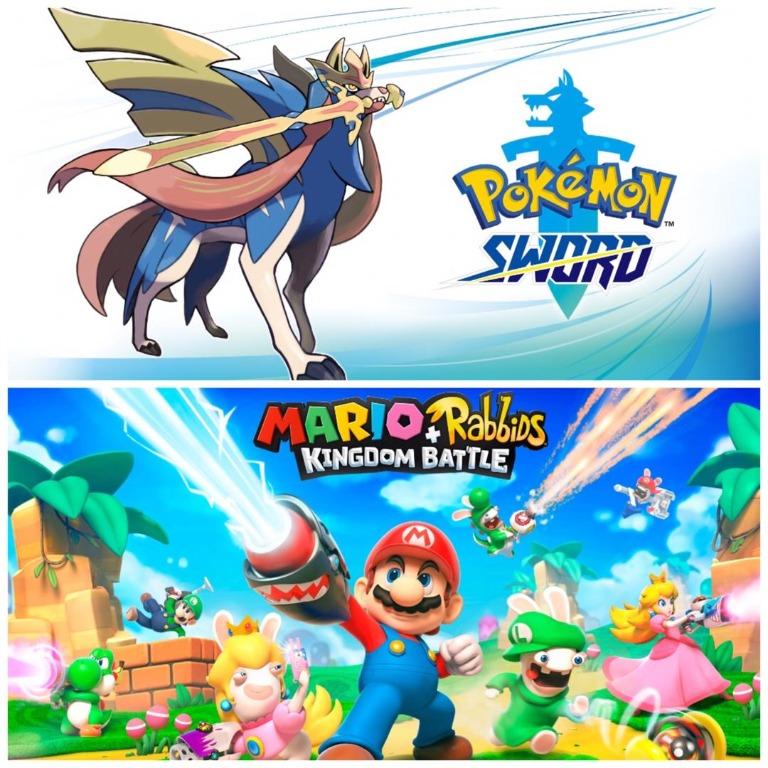 Pokemon Sword, Mario+Rabbits, Civilization Worth RM1,250, Video Gaming ...