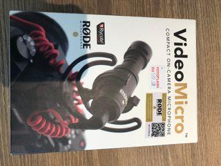 Rode VideoMicro Compact On-Camera Microphone (for DJI OSMO and DSLR / Mirrorless Camera)