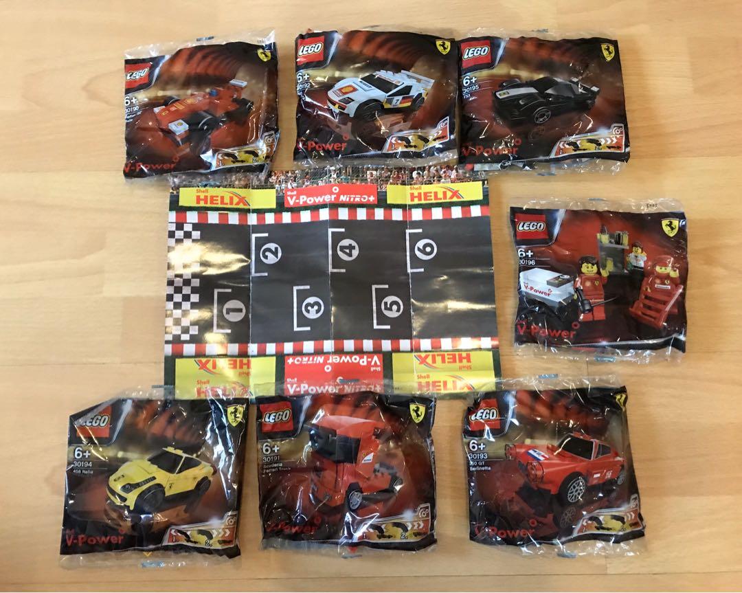 Shell Ferrari Lego Set, Hobbies & Toys, Toys & Games on Carousell