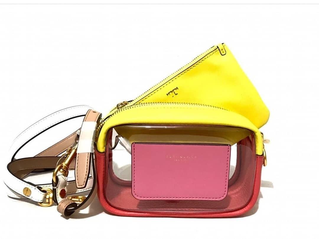 Tory burch perry clear mini bag new arrivals