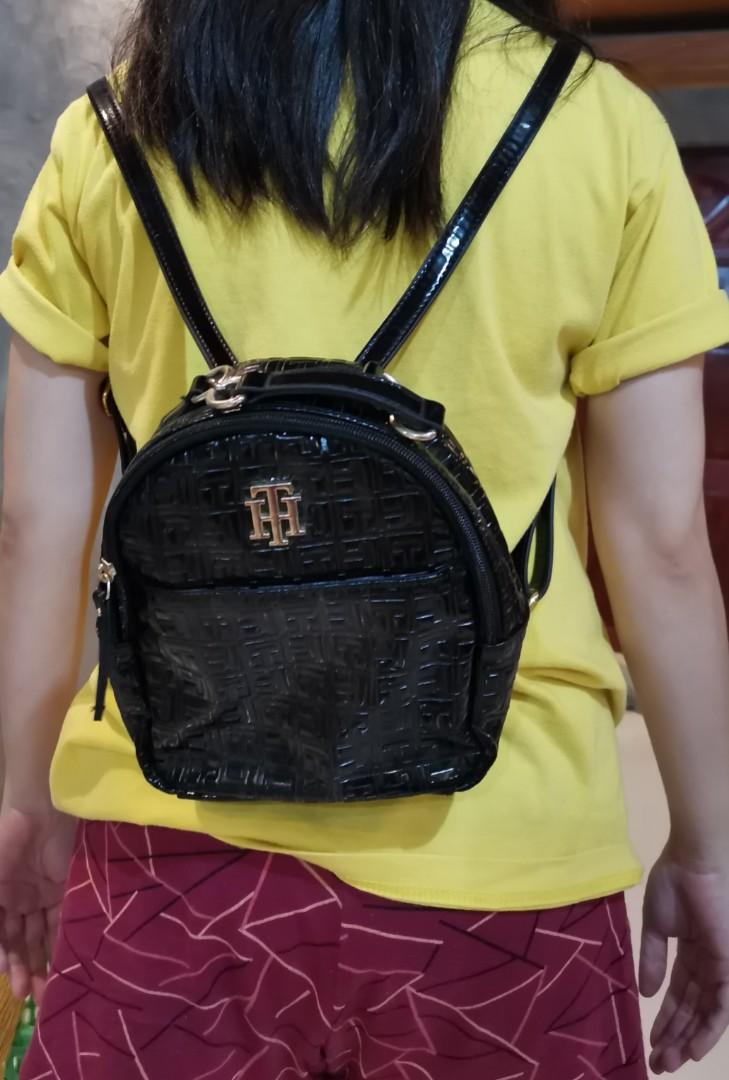 Tommy hilfiger embossed mini backpack Clearance