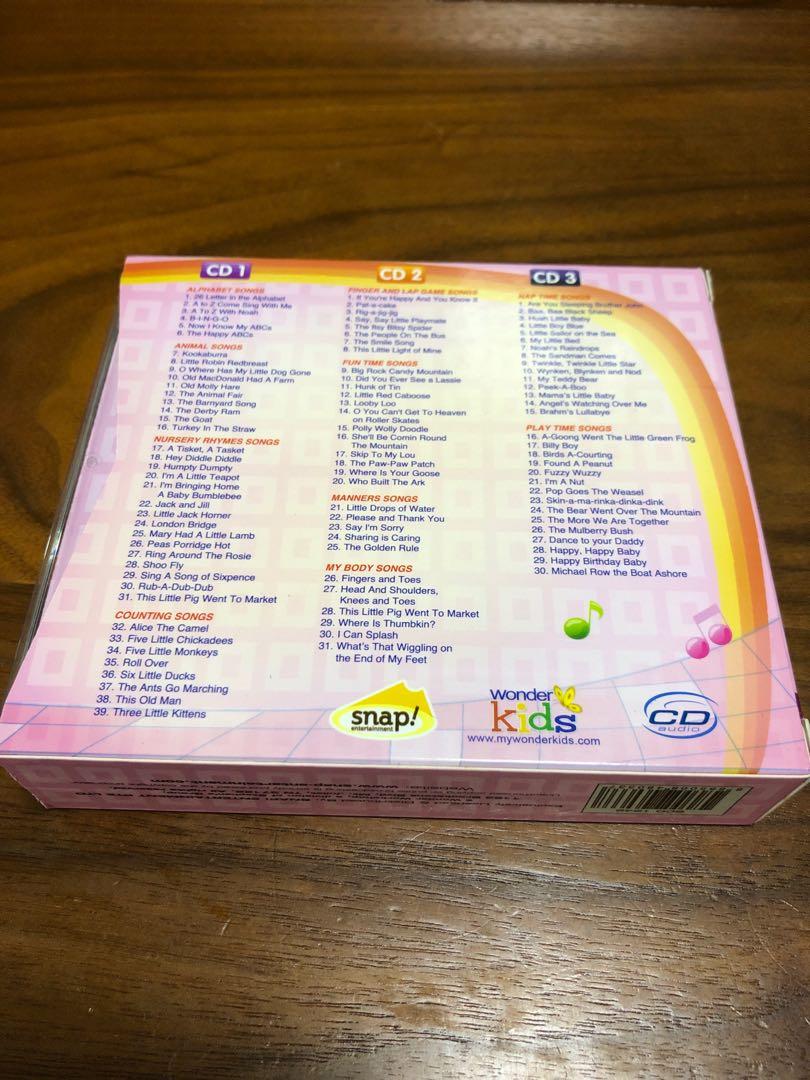 Top 100 kindergarten learning songs 3cd set tv home appliances tv