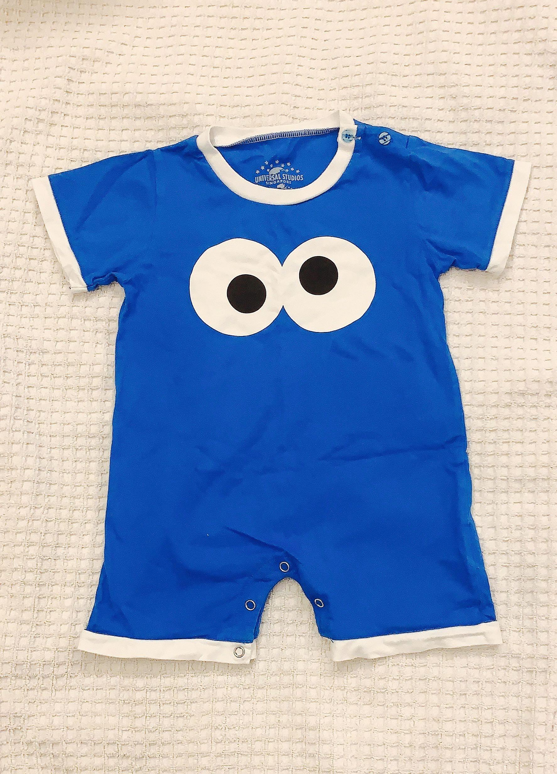 cookie monster romper