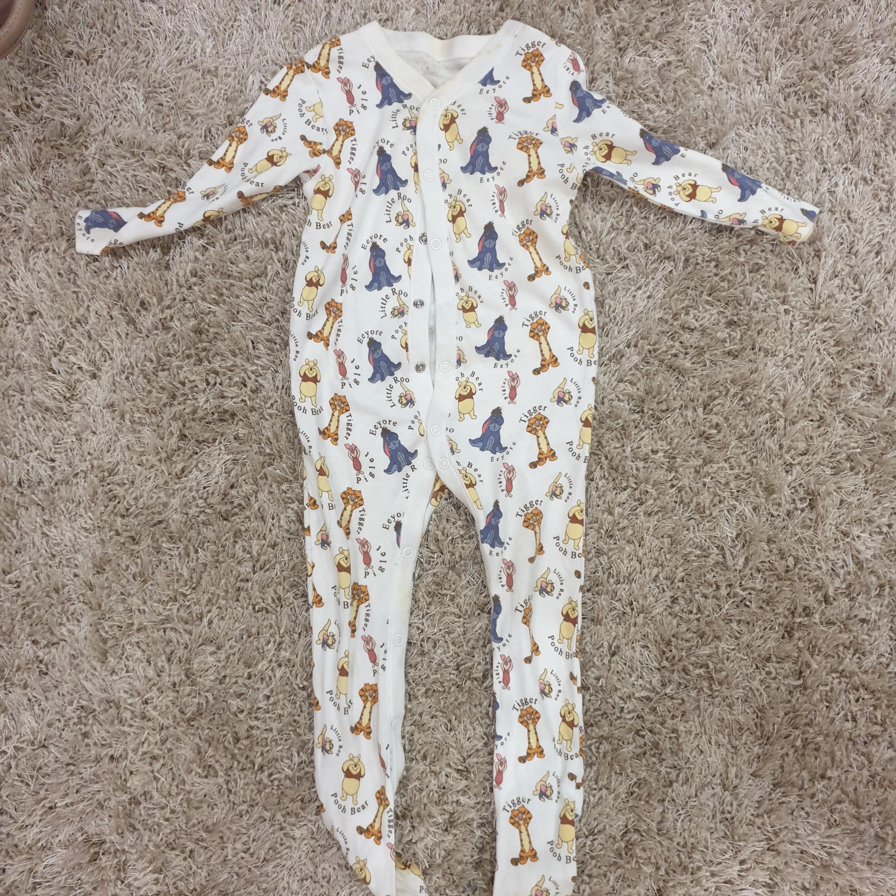 pooh bear onesie baby