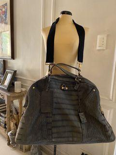 Yves Saint Laurent (YSL)  rare carry-all leather bag