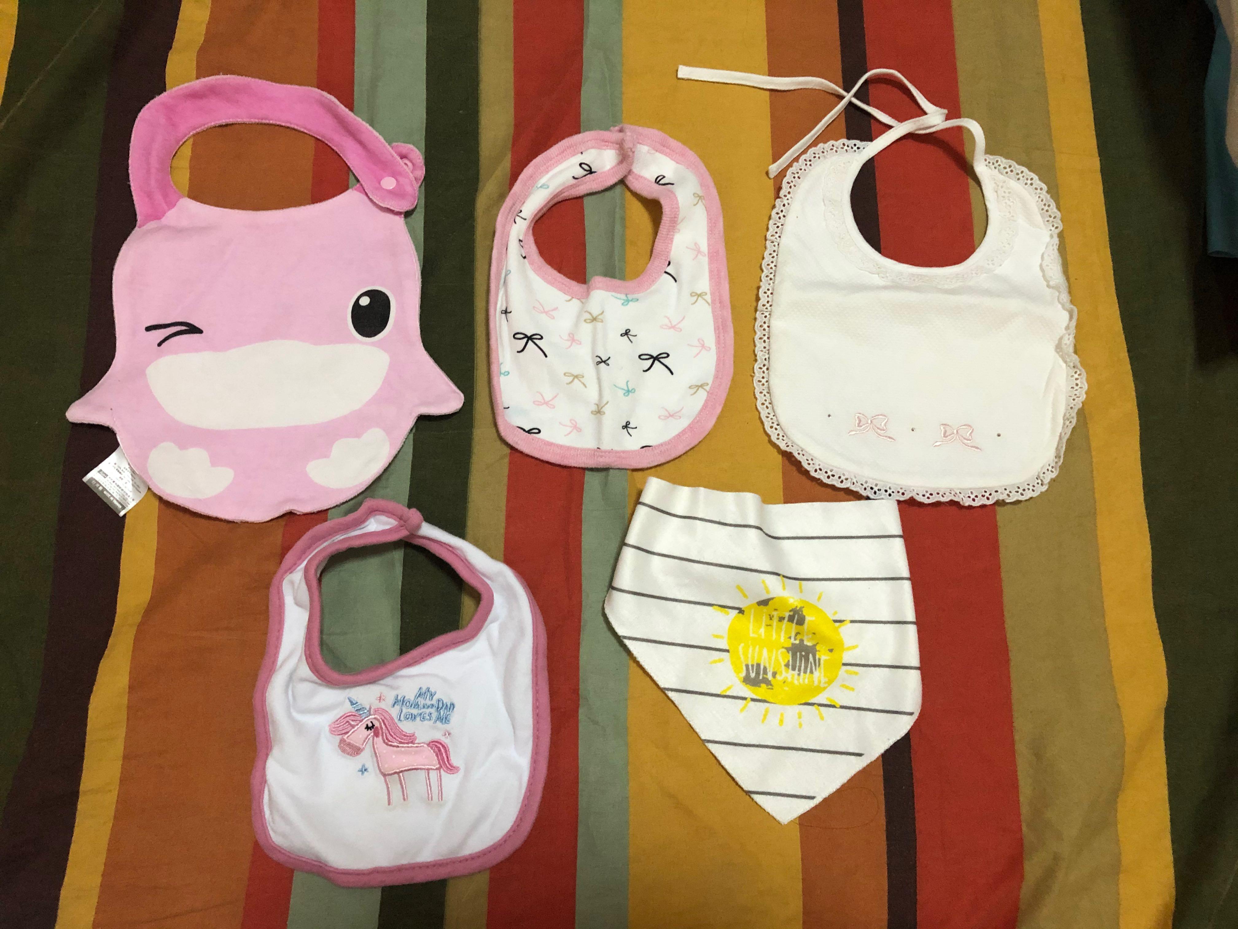 5 Set Baby Bib (Category: Babies & Kids Fashion) located in Pasig City. Submitted by assetz (Listing ID 1007942510, Image 2). Description: .