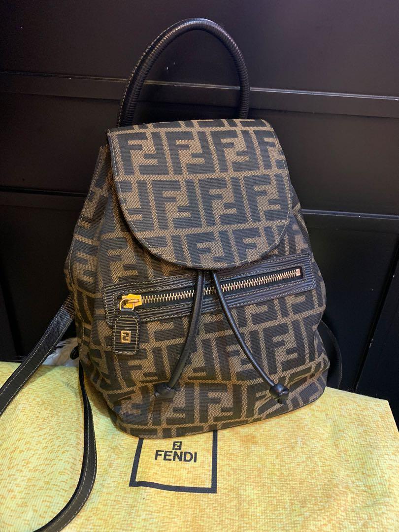 Vintage fendi zucca backpack best sale
