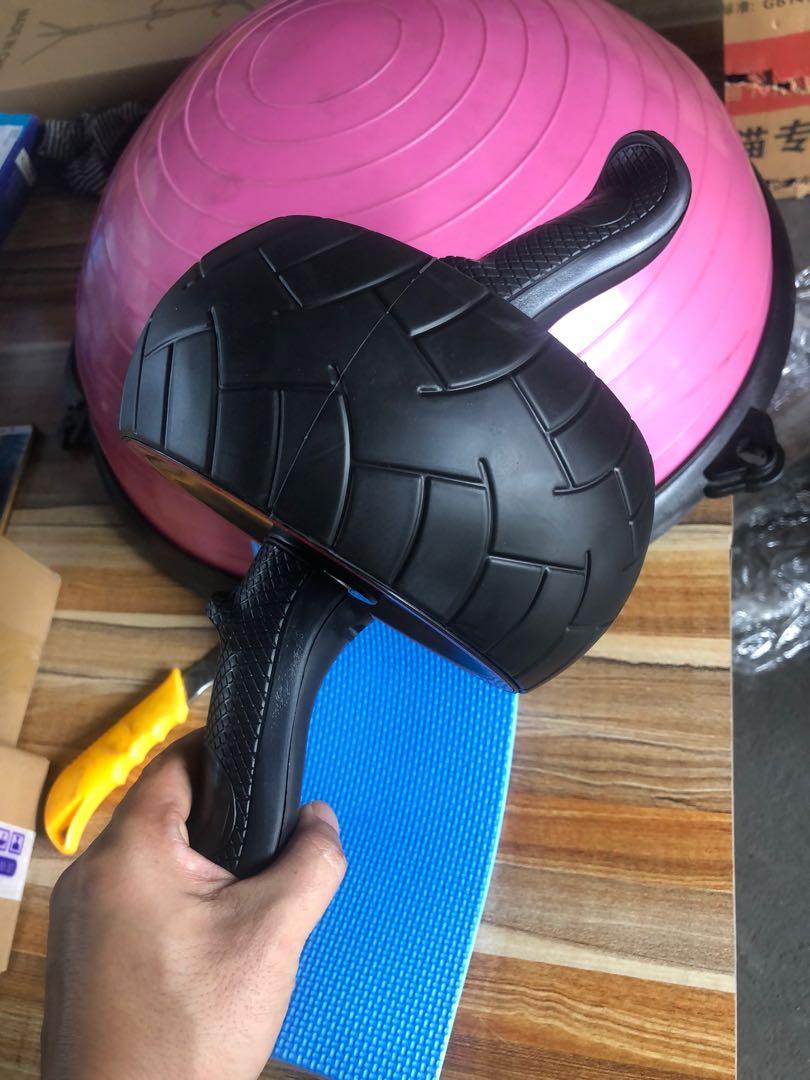 Big Wheel Spring Loaded Abs wheel roller spring loaded big wheel, Sports Equipment, Exercise ...