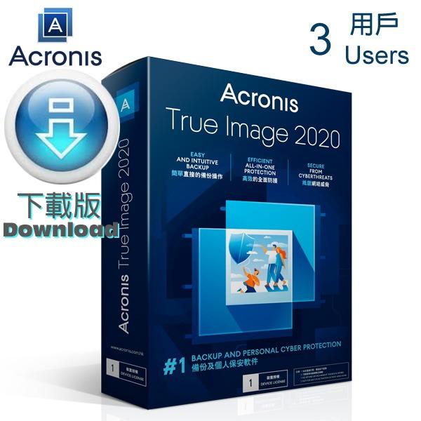 acronis true image 2020 - 3 pc/mac