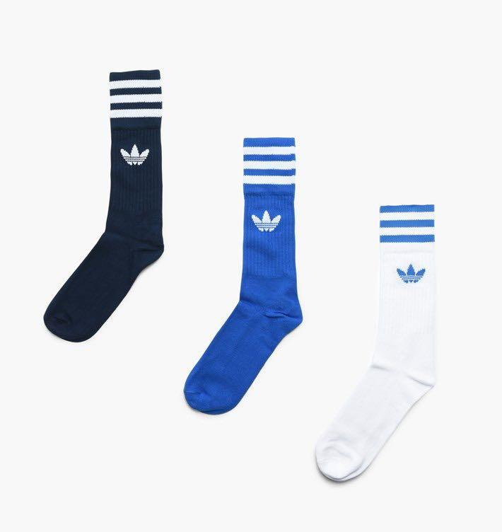 solid crew sock adidas