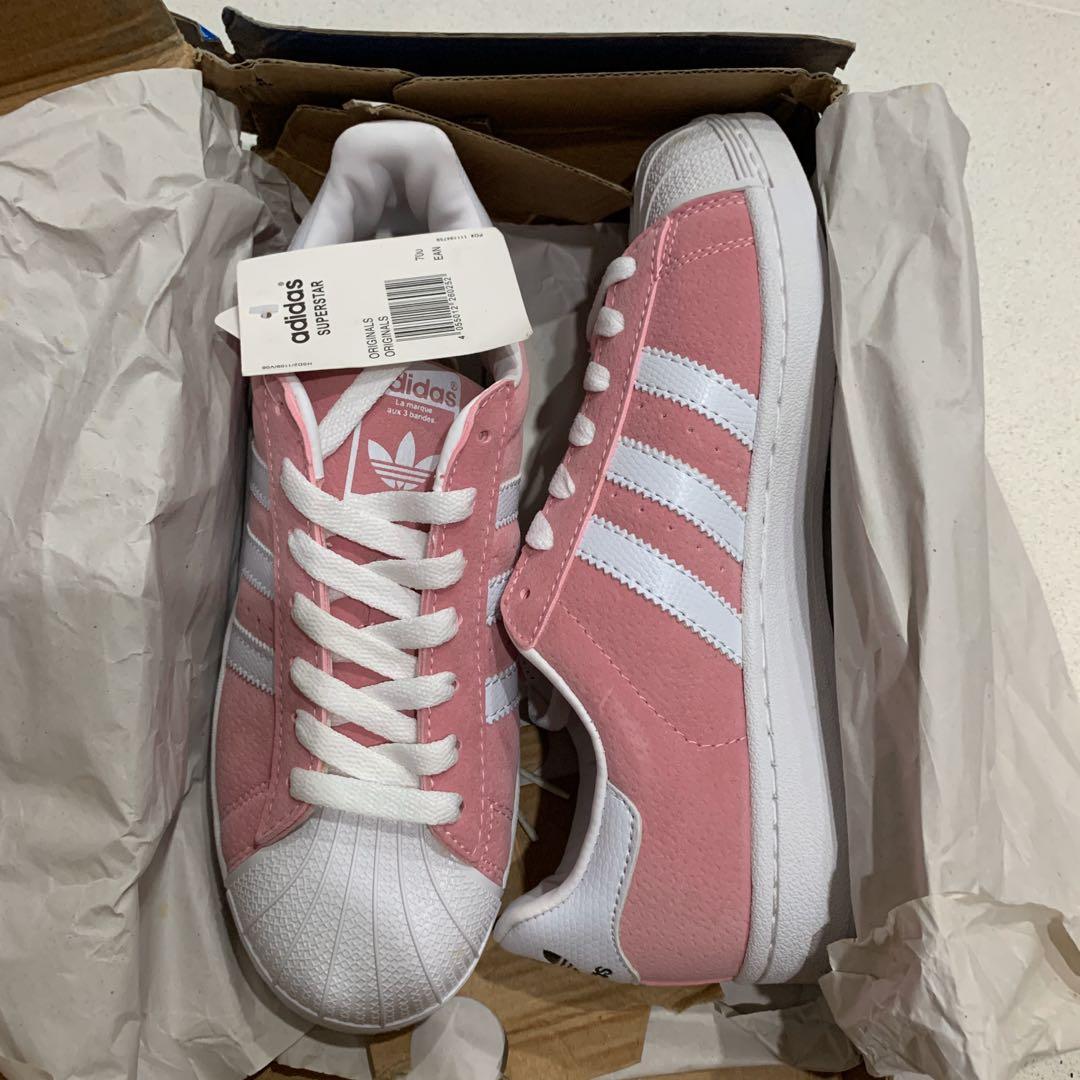 adidas superstar j pink