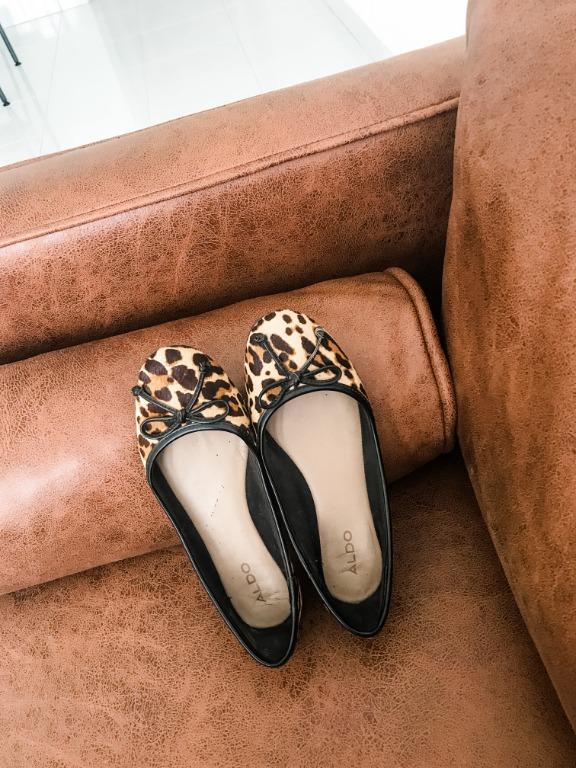 Aldo shop leopard flats