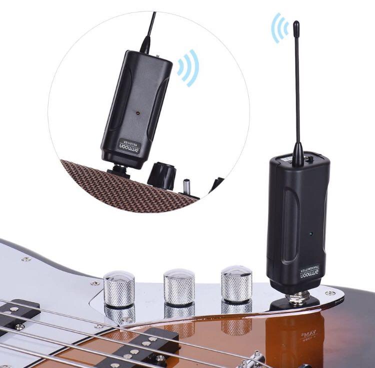 ammoon Wireless Audio Transmitter Receiver System for Electric
