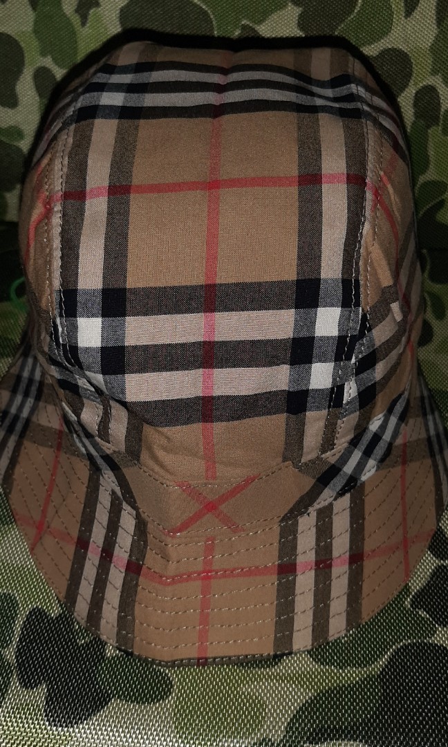 Authentic Burberry 'Plaid' Bucket Hat, Men's Fashion, Watches &  Accessories, Caps & Hats on Carousell