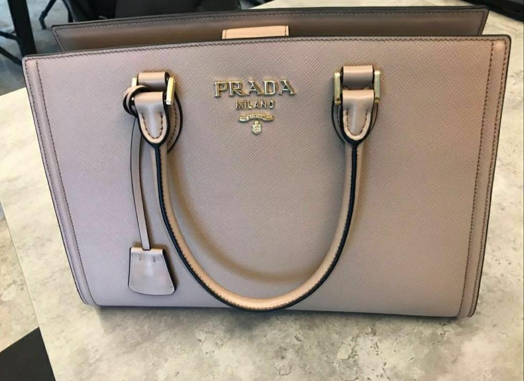 prada pink saffiano bag