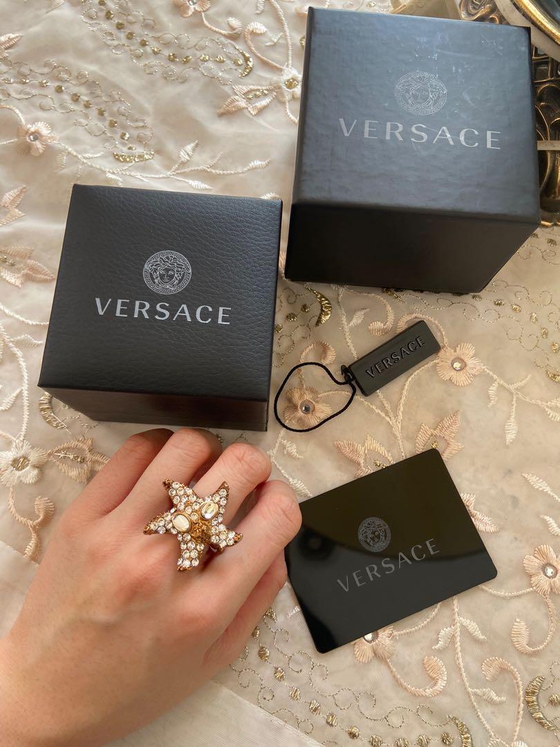 Authentic Versace SS18 tribute ring Luxury Accessories on Carousell
