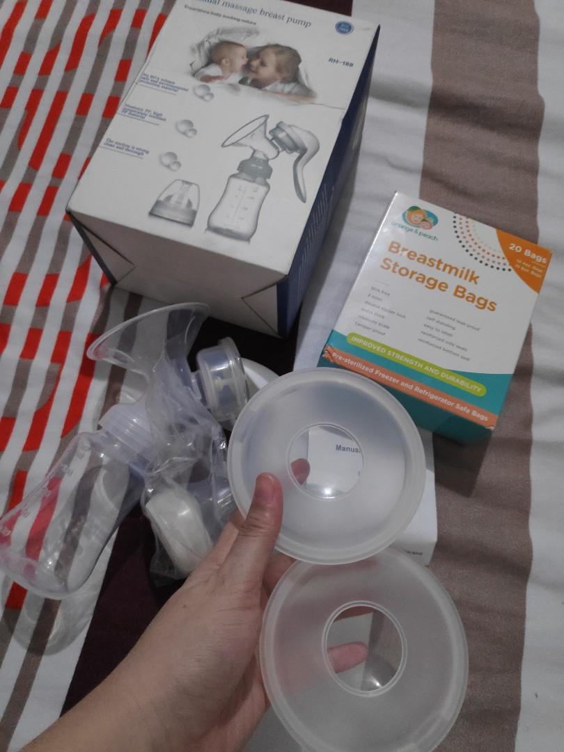 BREAST PUMP+Breast shell+Storage breastmilk bags (Category: Breastfeeding & Bottle Feeding) located in San Juan City. Submitted by go_olshoppe (Listing ID 1007789661, Image 3). Description: BUNDLE SALE BRAND NEW STORAGE BREASTMILK BAG BRAND NEW BREAST PUMP BRAND NEW BREAST SHELL.