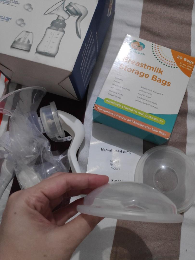 BREAST PUMP+Breast shell+Storage breastmilk bags (Category: Breastfeeding & Bottle Feeding) located in San Juan City. Submitted by go_olshoppe (Listing ID 1007789661, Image 2). Description: BUNDLE SALE BRAND NEW STORAGE BREASTMILK BAG BRAND NEW BREAST PUMP BRAND NEW BREAST SHELL.