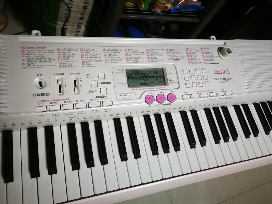 Casio LUCE LK-105 Touch Sensitive 61-Key Keyboard With USB Port, Hobbies   Toys, Music  Media, Musical Instruments on Carousell