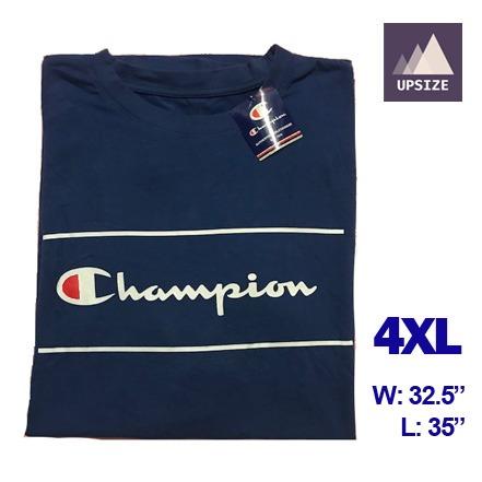 Champion Blue T-Shirt 4XL (Category: Tshirts & Polo Shirts ) located in Manila. Submitted by upsizebrands (Listing ID 1007855710, Image 1). Description: Champion Blue T-Shirt 4XL - Brand new - Authentic Champion apparel - Blue Size: Width - 32.5" Length - 35" #inManila #maynewbie.