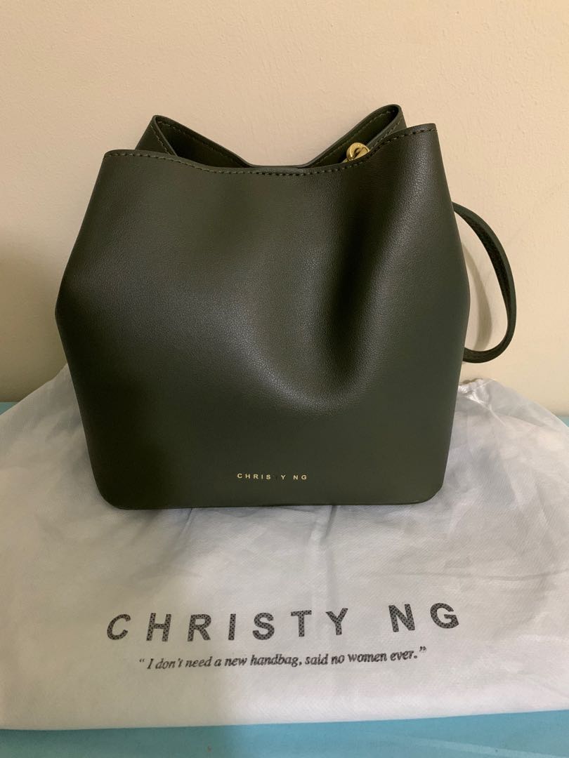 Christy Ng Tilla V2 Bucket Bag (Beige)