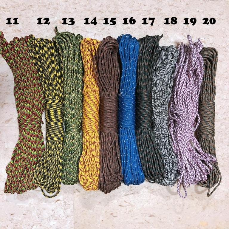 CLEARANCE Paracord Strings [59 COLOURS], Hobbies & Toys, Stationary