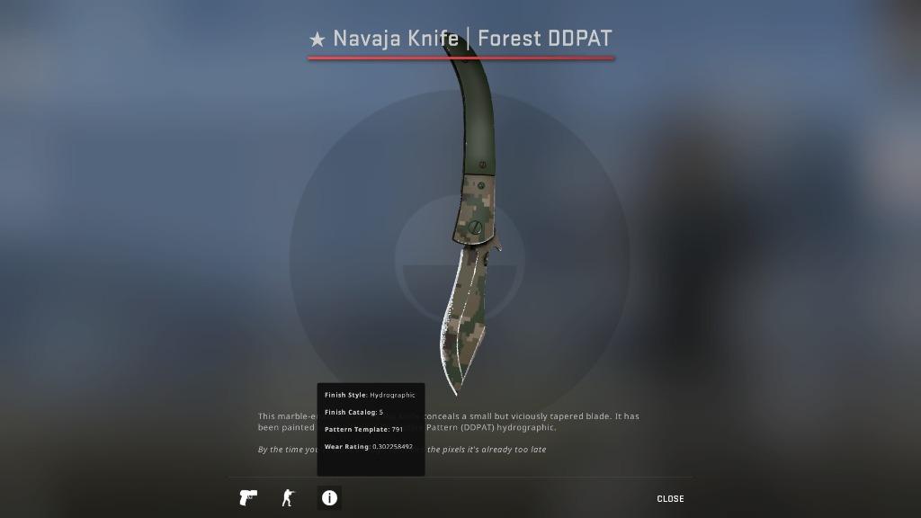 Csgo Navaja Knife Forest Ddpat Field Tested Csgo Knives Csgo Knife Skin Toys Games Video Gaming In Game Products On Carousell