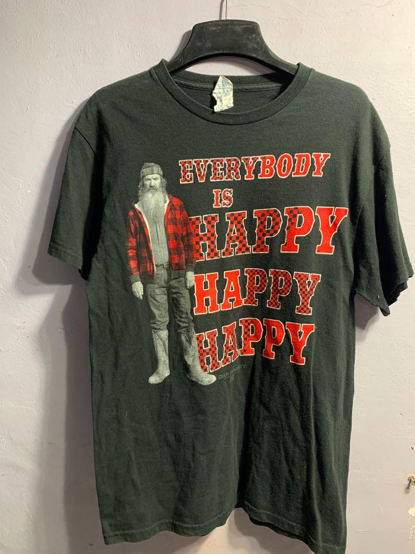 Duck Dynasty Happy T shirt Men s Fashion Tops Sets Tshirts