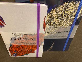 義大利Emilio Pucci x Moleskine Ruled 絲質封面筆記本 13x21cm