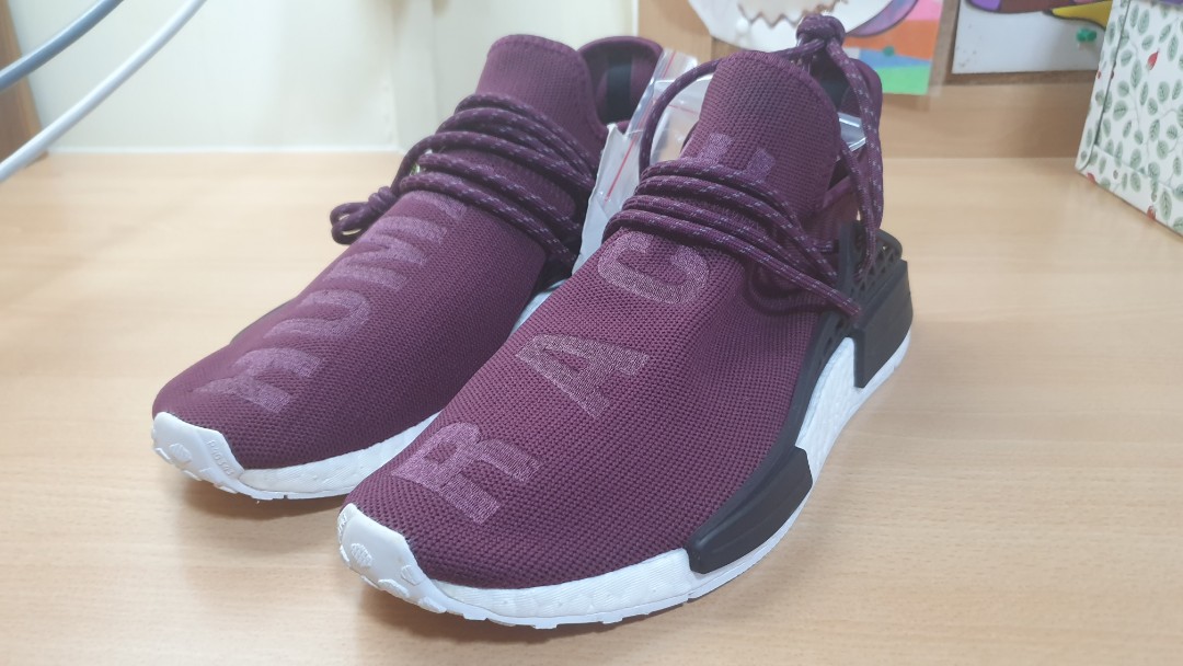 human race burgundy