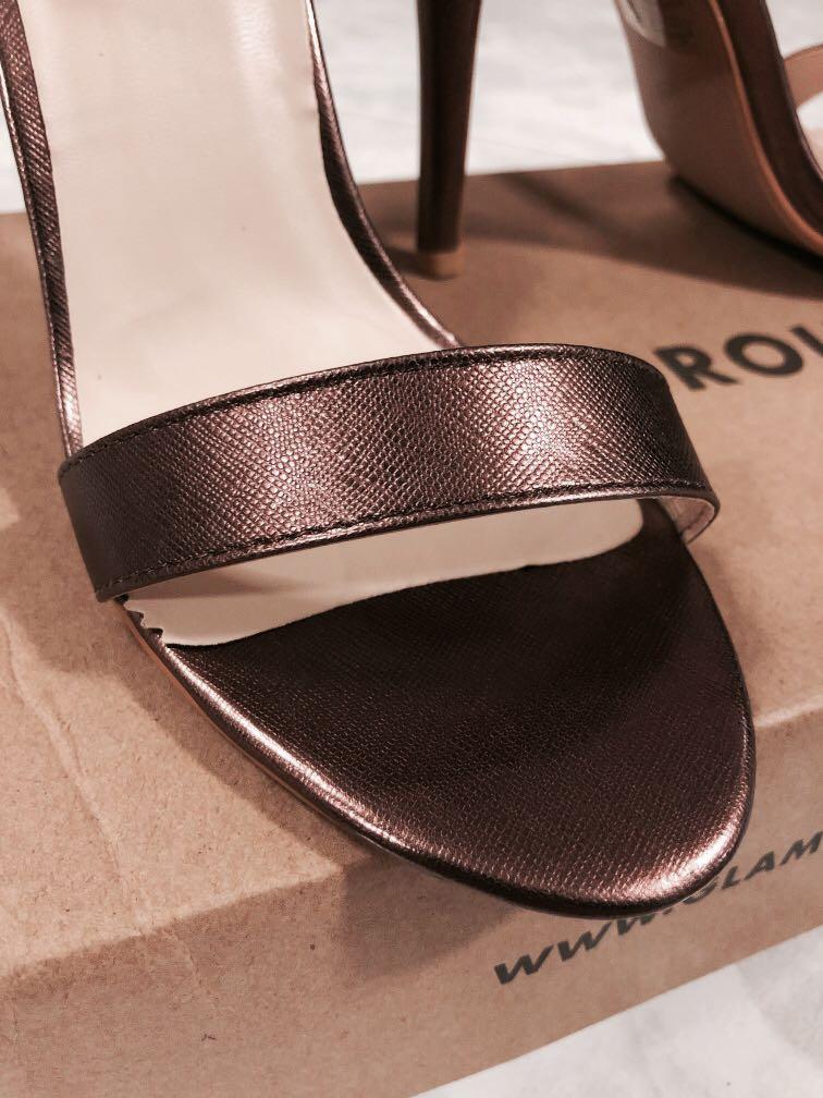 Glamorous rose gold hotsell heels