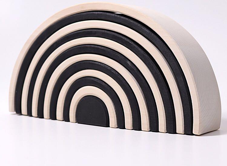 Grimms Large Monochrome Rainbow, Babies 