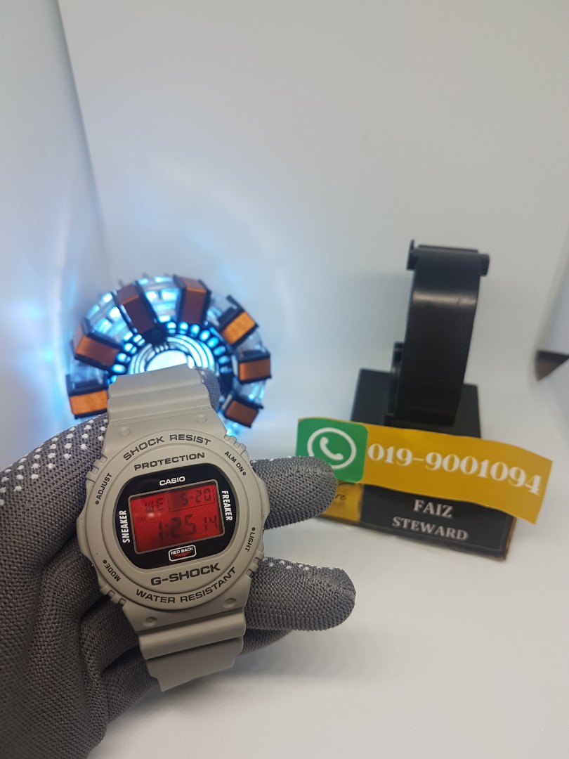 G Shock DW5700SF Sneaker Freaker Limited Edition CarouRaya2020