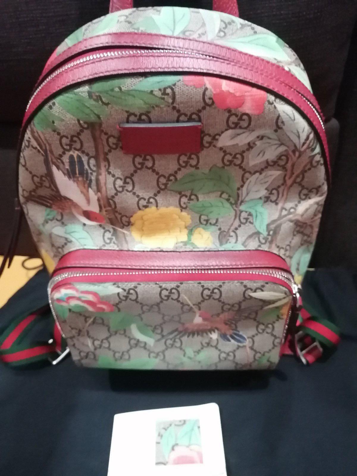 Gucci backpack with birds sales