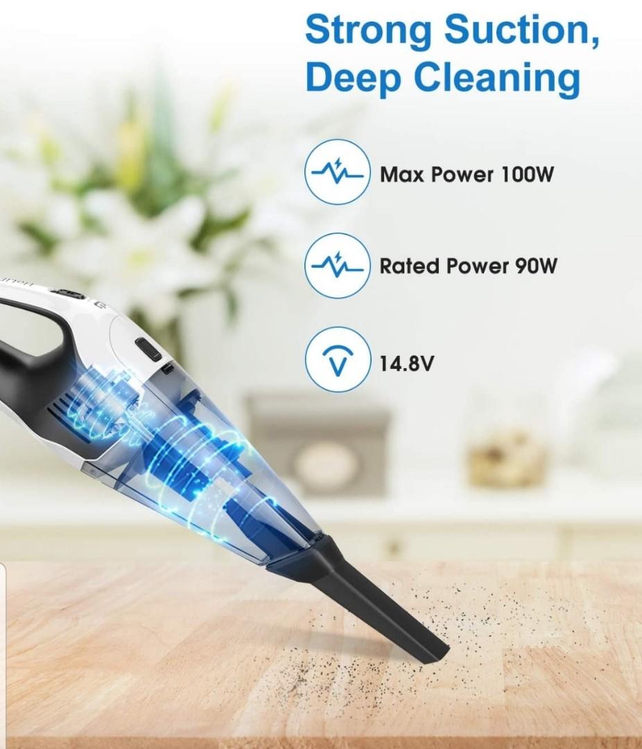 Holife Handheld Vacuum Cordless Cleaner Rechargeable, 14.8V Portable