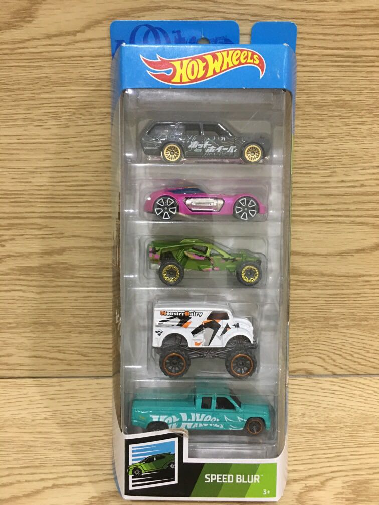 hot wheels speed blur 5 pack
