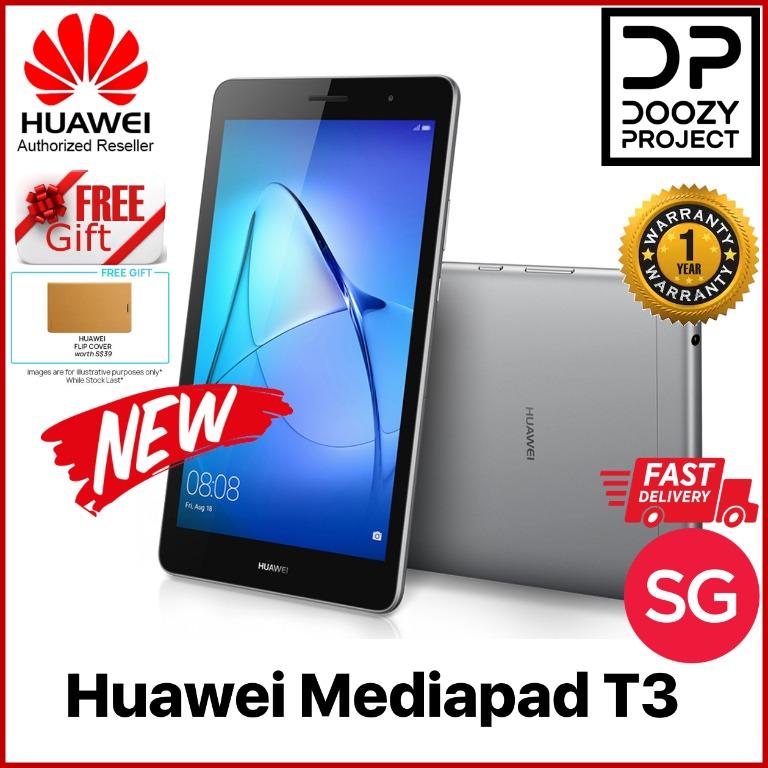 Huawei Mediapad T3 8 3 32gb Wifi Lte Free Original Cover Mobile Phones Tablets Tablets On Carousell