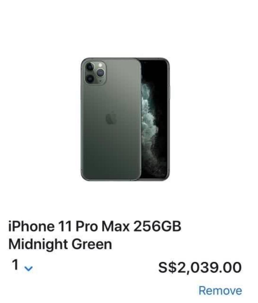 Iphone 11 Pro Max 256gb Bnib Mobile Phones Tablets Iphone Iphone 11 Series On Carousell