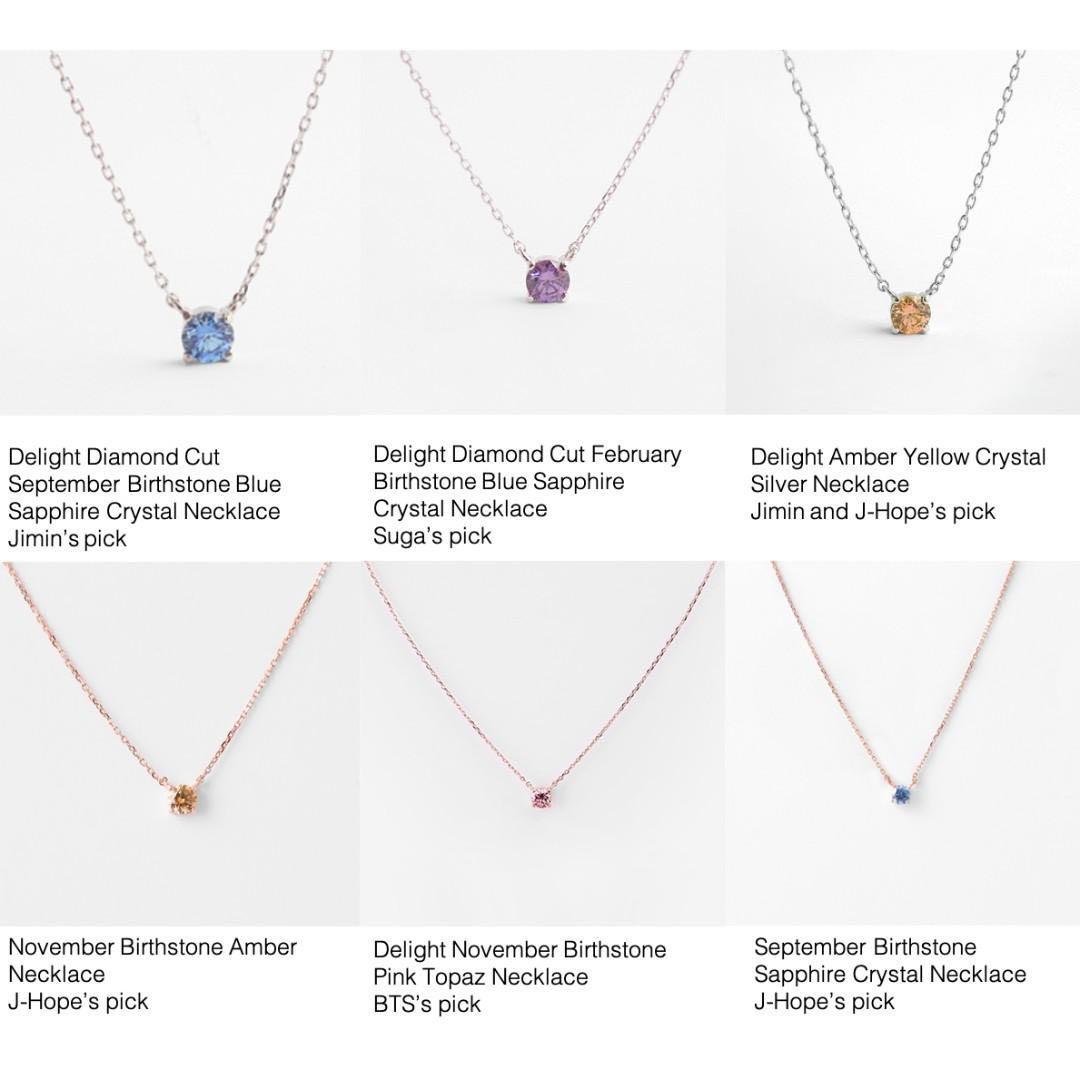 Judy and paul birthstone necklace on sale