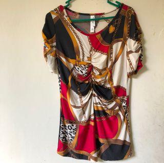 Kaos bahan stretch