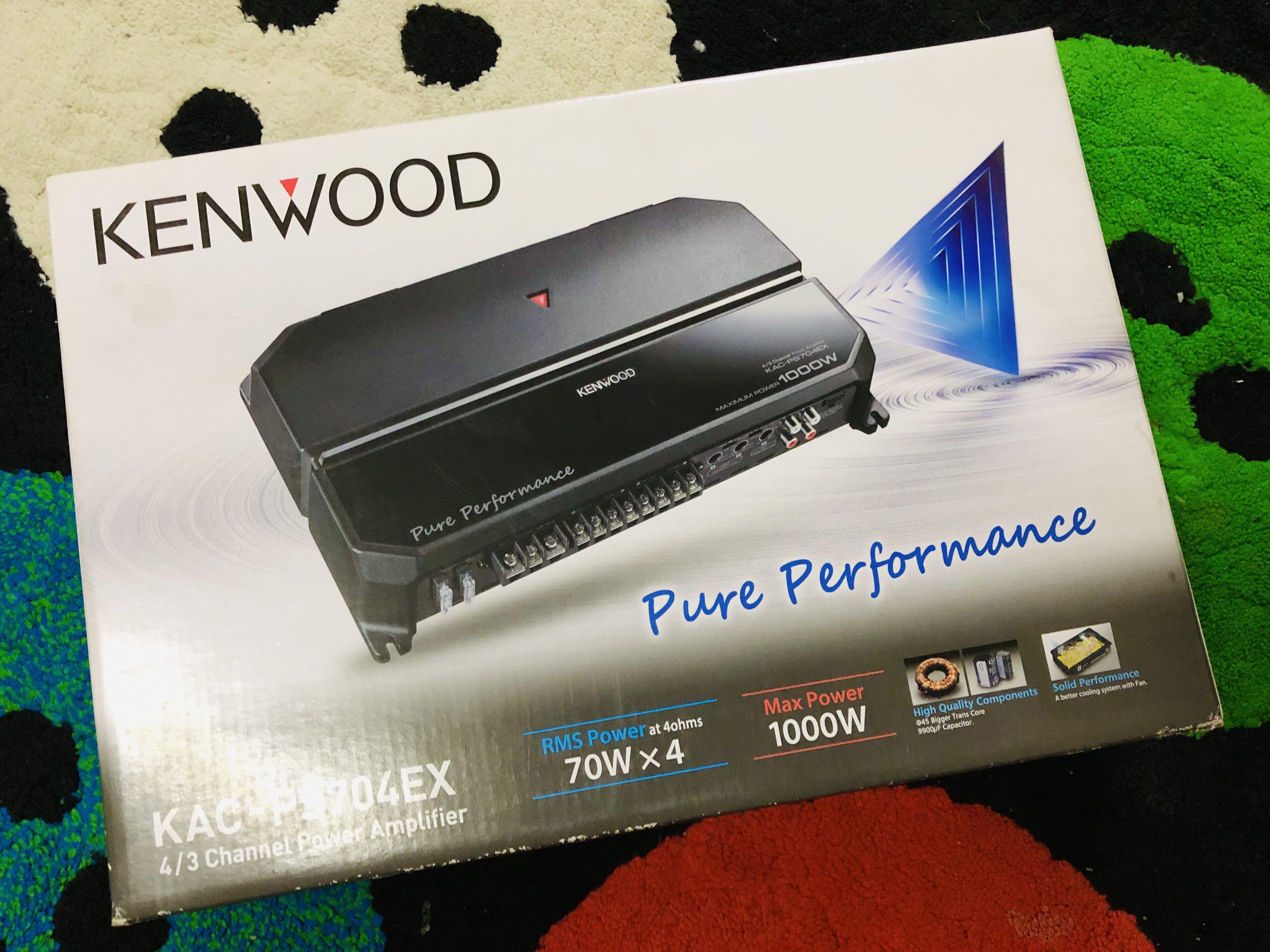 Kenwood Power Amplifier, Audio, Soundbars, Speakers & Amplifiers on