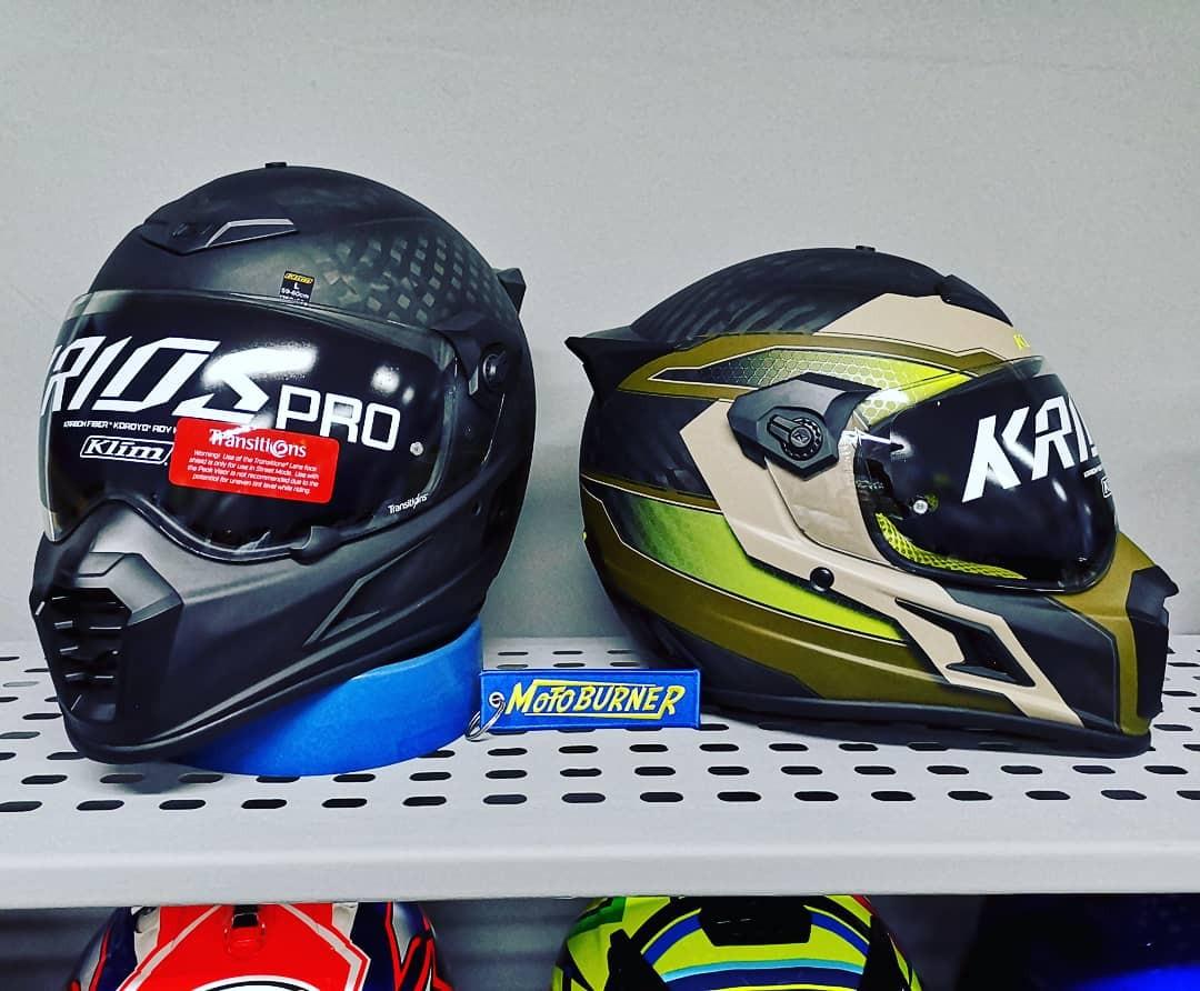 Klim Krios Pro helmet transition visor, Motorcycles, Motorcycle Apparel