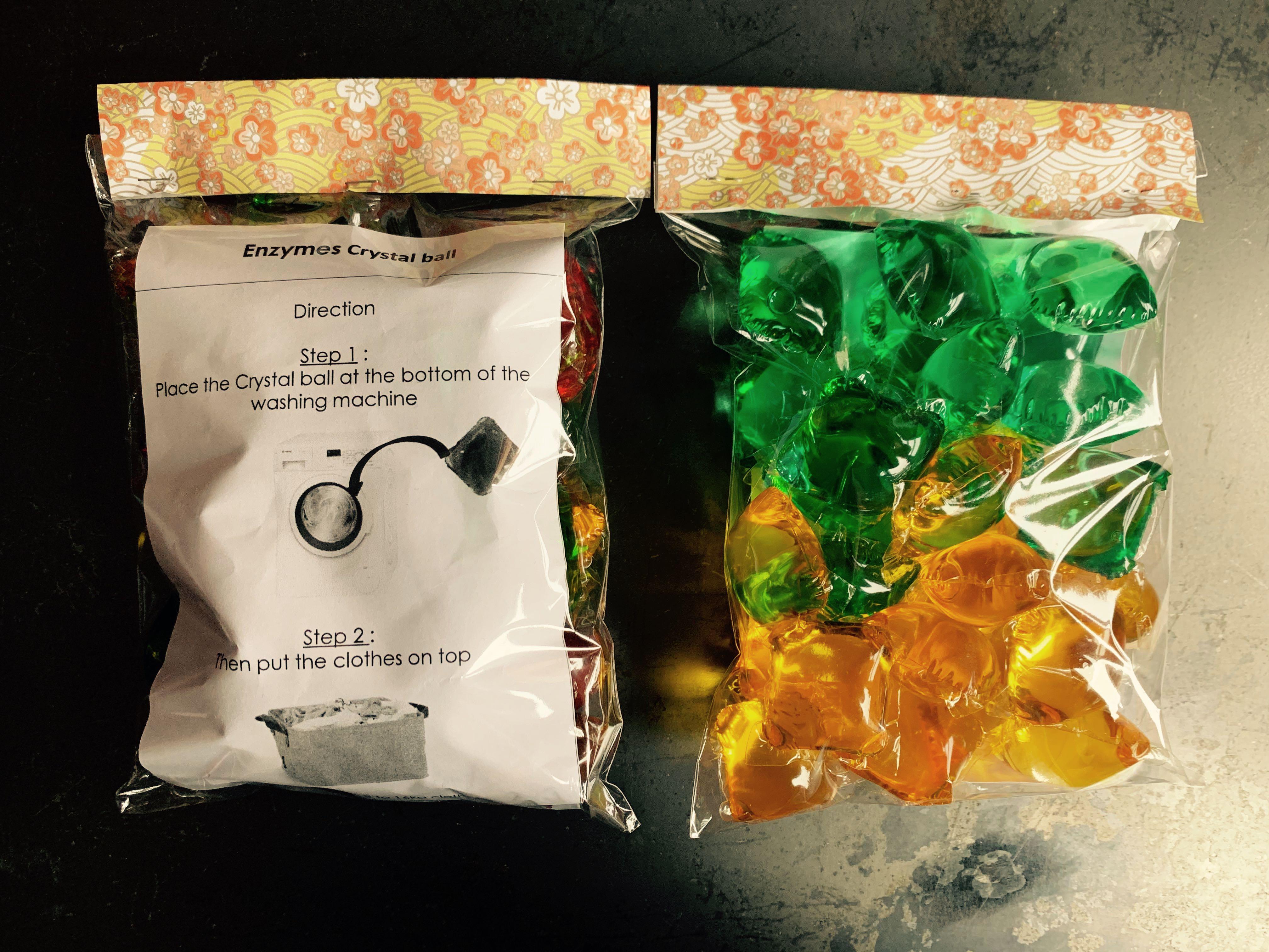 Laundry Detergent Enzyme Crystal Ball, Furniture & Home Living