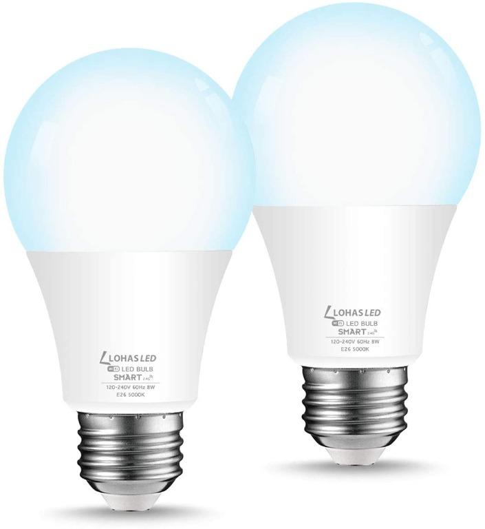 LOHAS Smart LED Bulb Dimmable, 50W Equivalent A19 Shape ...