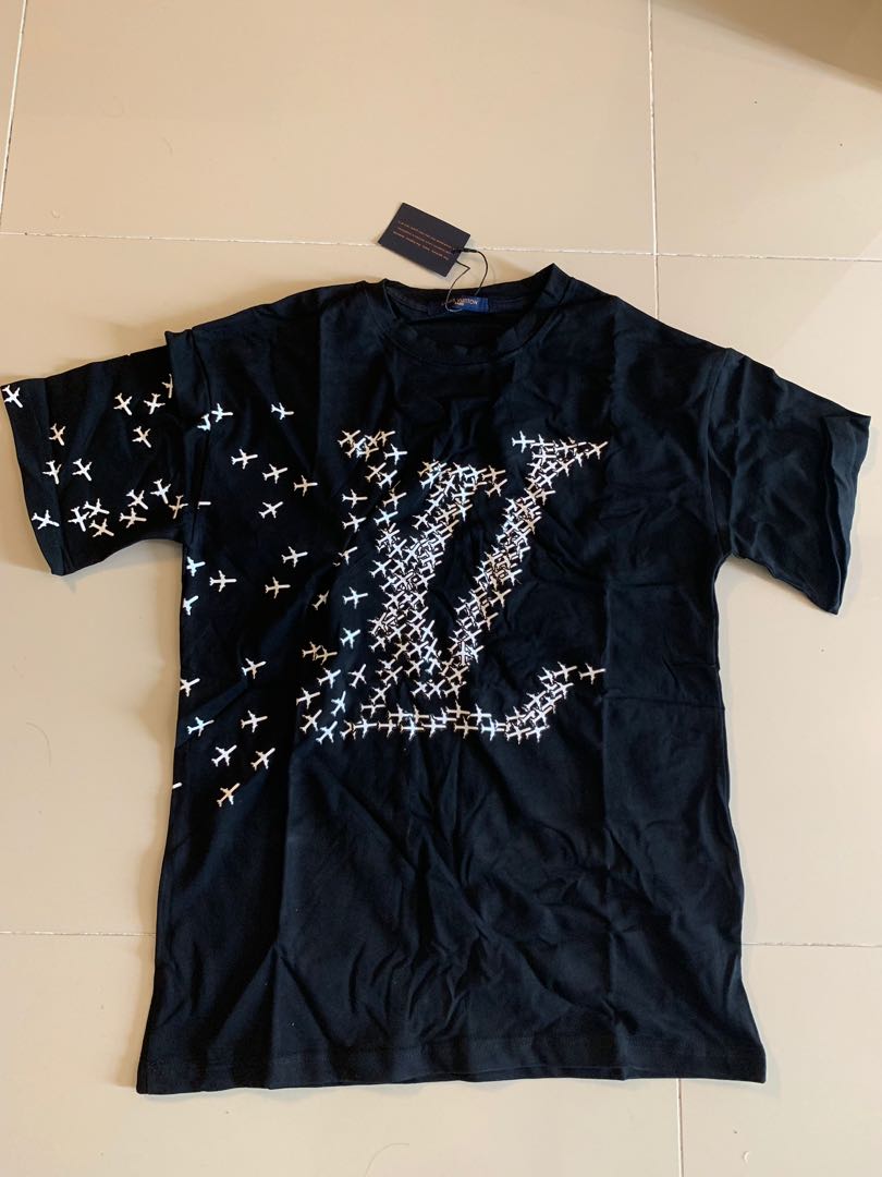louis vuitton airplane shirt