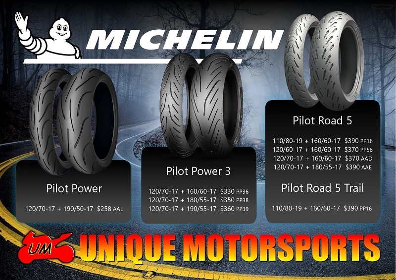 michelin road 5 tyres