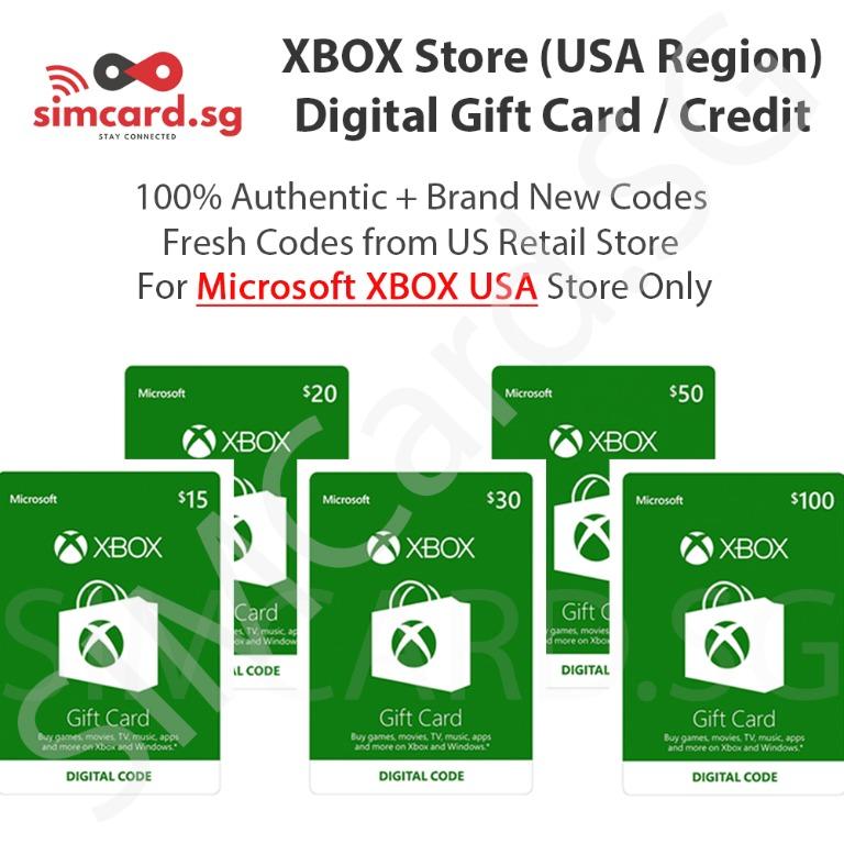 microsoft live gift card