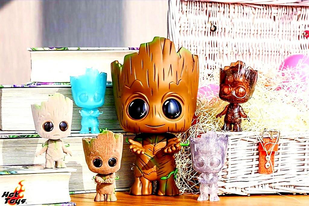 MISB Hot Toys Cosbaby Groot Glow In The Dark Version Marvel Guardians Of The Galaxy Vol.2 Hobbies Toys Toys Games on Carousell