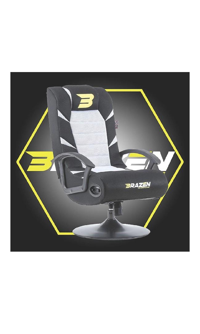 NEW BraZen Pride 2.1 Bluetooth Surround Sound Gaming Chair Audio