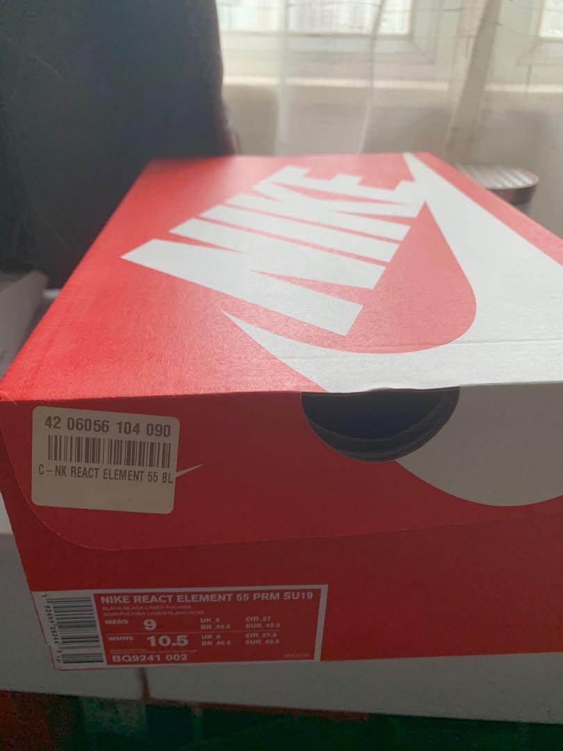 Nike React Element 55 （分類：波鞋）位於 Hong Kong。 由 gggosh 提交（商品編號 1007939097，圖片 2）。簡介： React Element 55 只著用數次，極新 Size US9。